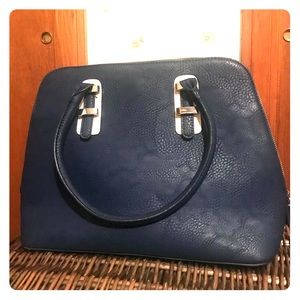 Navy Blue Satchel